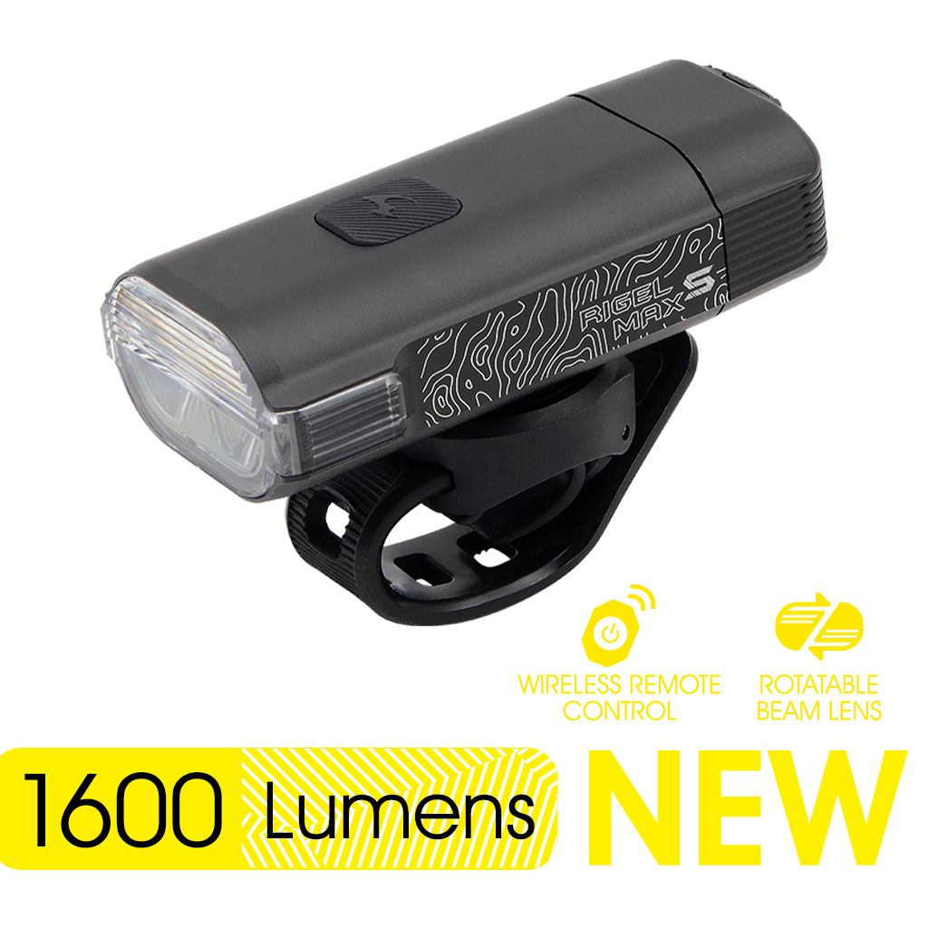 RIGEL MAX-S Bike Light - Smart 1200 Lumen Bicycle Headlight