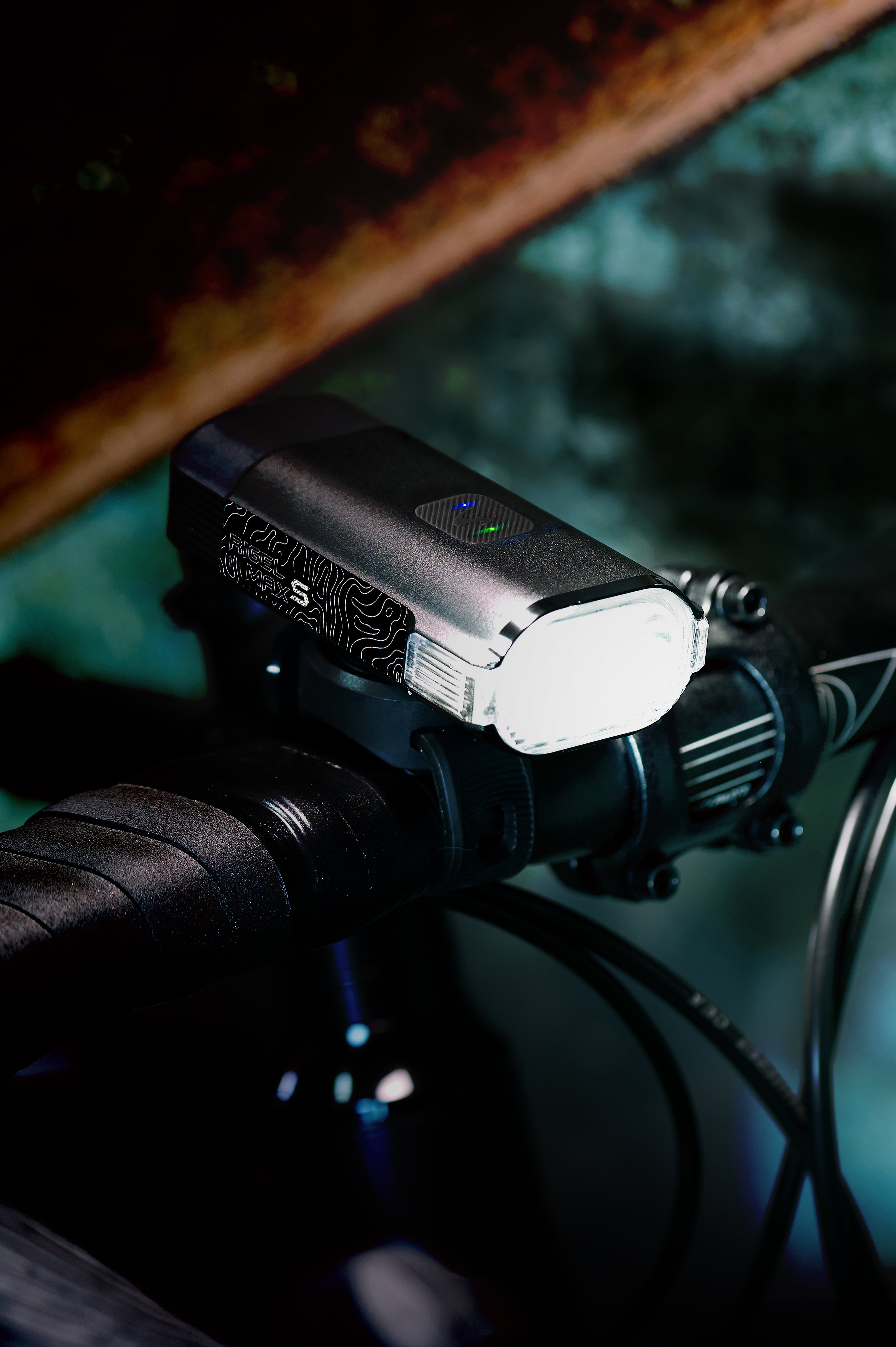 RIGEL MAX-S Bike Light - Smart 1200 Lumen Bicycle Headlight